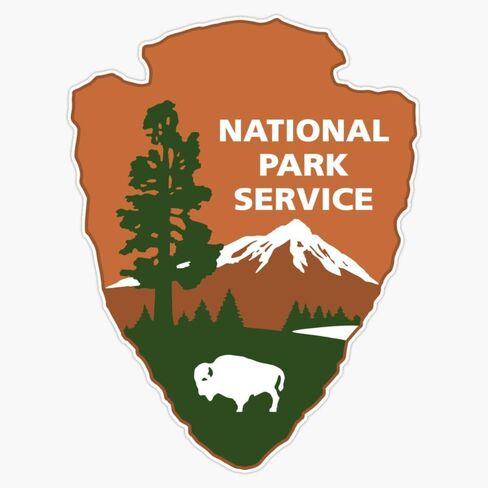 Magnet United States National Park Service (Nps) Magnet Vinyl Decal Sticker 5" in Kuwait