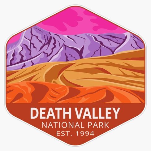 Magnet Death Valley National Park Magnet Vinyl Decal Sticker 5" in Kuwait