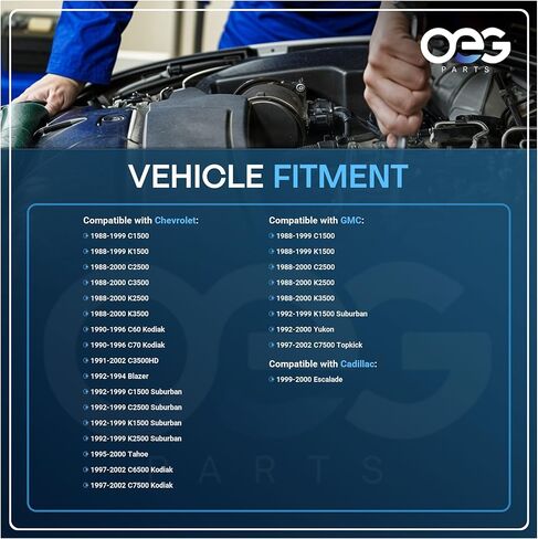 أجزاء OEG وصلة محرك ممسحة جديدة متوافقة مع شيفروليه سوبربان C2500 92-99 Front 12463066 15043370 15783973 602-204 602204 WPL128 in Kuwait