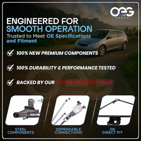 أجزاء OEG وصلة محرك ممسحة جديدة متوافقة مع شيفروليه سوبربان C2500 92-99 Front 12463066 15043370 15783973 602-204 602204 WPL128 in Kuwait