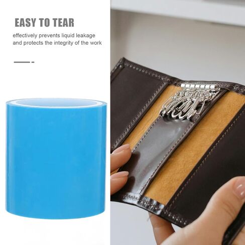 COHEALI Transparent Epoxy Resin Tape for Molding Leakproof Paper with Hollow Metal Frame Crafting Kit for DIY Projects Crystal Finish Excellent Texture Assembly Tape in Kuwait