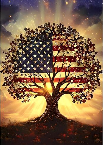 GHHKUD Red Truck Diamond Art Kits for Adults - DIY Full Drill 5D Patriotic Diamond Painting Kits - Adults Diamond Art on Canvas 30x40cm in Saudi Arabia