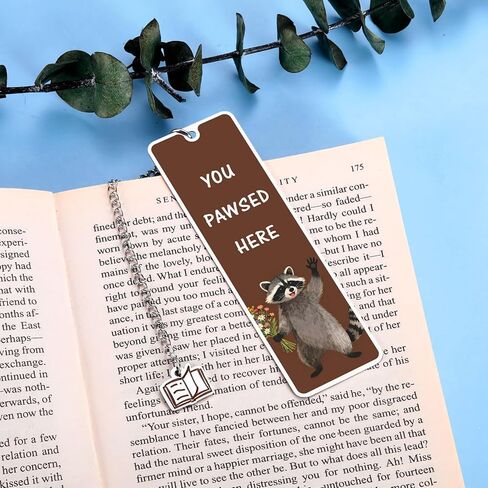 Raccoon Gifts for Women Men Book Marks for Reading Women Men Raccoon Lover Animal Pet Lovers Bookish Gifts Reading Accessories for Book Lovers Bookworm Valentines Day Basket Stuffers in Saudi Arabia