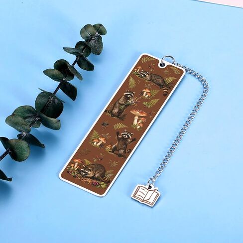 Raccoon Gifts for Women Men Book Marks for Reading Women Men Raccoon Lover Animal Pet Lovers Bookish Gifts Reading Accessories for Book Lovers Bookworm Valentines Day Basket Stuffers in Saudi Arabia