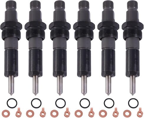 6pcs 0432133844 3802689 3930325 Fuel Injector for Cummins Dodge 5.9L 1994-1998 Engine Ram 2500 3500 5.9 12V V6 Diesel in Kuwait