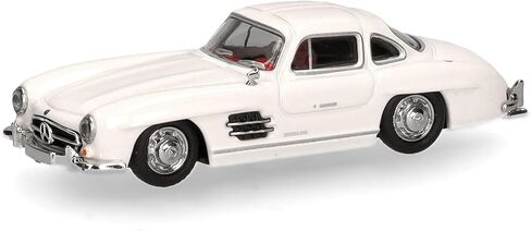 Herpa car Model Mercedes-Benz 300 SL gullwing, Light Blue Metallic, on a Scale of 1:87, Plastic Miniature, Made in Germany, Model Building, Collectors Edition in Saudi Arabia