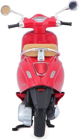 1/18 Scale Collection Miniature Scooter Motorcycle Model Compatible with Piaggio Vespa Primavera 150 Red 32721 in Saudi Arabia