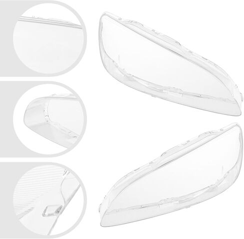 1 Pair Headlight Cover Lens for Volvo S60 2014 2015 2016 2017 2018, Headlight Housing Replacement Left and Right Side in Saudi Arabia