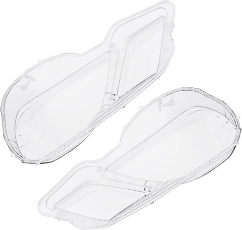 Pair Headlight Lens Covers Compatible with Mercedes-Benz 2009-2013 W212 E350 E500 E63, Clear PC Replacement Lampshade A2128209661 A2128209561 in Saudi Arabia