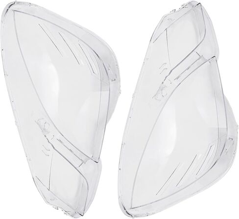 Pair Headlight Lens Covers Compatible with Mercedes-Benz 2009-2013 W212 E350 E500 E63, Clear PC Replacement Lampshade A2128209661 A2128209561 in Saudi Arabia