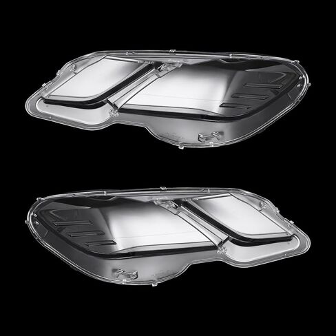 Pair Headlight Lens Covers Compatible with Mercedes-Benz 2009-2013 W212 E350 E500 E63, Clear PC Replacement Lampshade A2128209661 A2128209561 in Saudi Arabia
