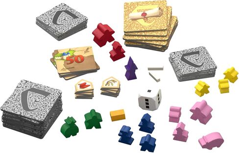 Hans Im Gluck Carcassonne Big Box Board Game (2025 Edition) - Complete Tile Placement Strategy Game with 11 Expansions & Base, Family Fun for Kids & Adults, Ages 7+, 2-6 Players, 30 Min Playtime in Saudi Arabia