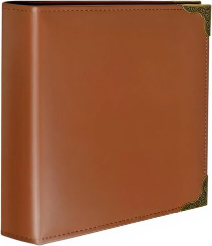 Hardback Leather 3 Ring Binder, 1.3 Inch D Ring, Three Ring Binders Fits 8.5" x 11", Corner Protectors, PU Leather Cover, for Photo Album, Home, Professional Office & School Supplies, Pink in Kuwait