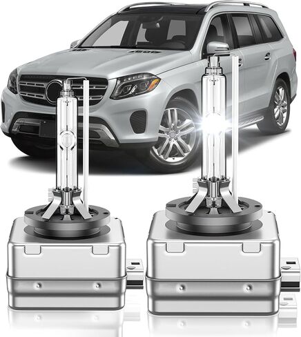 Fit for Mercedes Benz 2017-2019 GLS450 GLS550 GLS63 AMG 2008-2015 GL320 GL350 GL450 GL550 GL63 GLK350 GLK450 D1S HID Xenon Headlight Bulbs, High Low Beam Light Bulb, 6000K White, Pack of 2 in Saudi Arabia