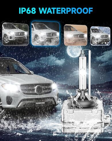 Fit for Mercedes Benz 2017-2019 GLS450 GLS550 GLS63 AMG 2008-2015 GL320 GL350 GL450 GL550 GL63 GLK350 GLK450 D1S HID Xenon Headlight Bulbs, High Low Beam Light Bulb, 6000K White, Pack of 2 in Saudi Arabia