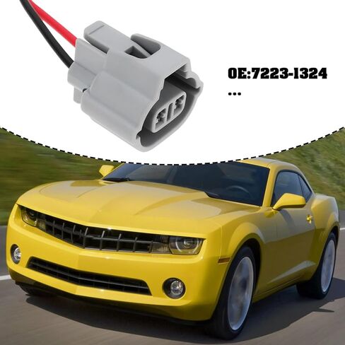 2 قطعة سيارة 2 دبوس الجانب ماركر ضوء موصل ضفيرة 7223-1324 15 سنتيمتر سلك متوافق مع شيفروليه كامارو 2010-2022 in Kuwait