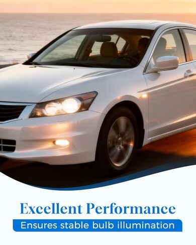 مقبس ضوء المصباح الجانبي / مقبس DRL مع حزام أسلاك مناسب لسيارة Honda Accord CR-V Civic مناسب لـ Acura TL TSX RL - استبدال 33305-S5A-003 33305S5A003 قطعتان in Kuwait