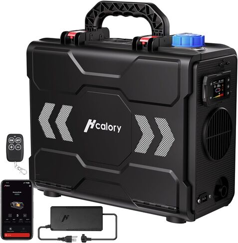 8KW Diesel Heater, All in One 6L Toolbox 2S Portable Parking Diesel Air Heater 110/12/24V with App Control, Automatic Start and Stop, Altitude Mode Functions for RV Garage Camper Fishing 2025 Upgraded in Saudi Arabia
