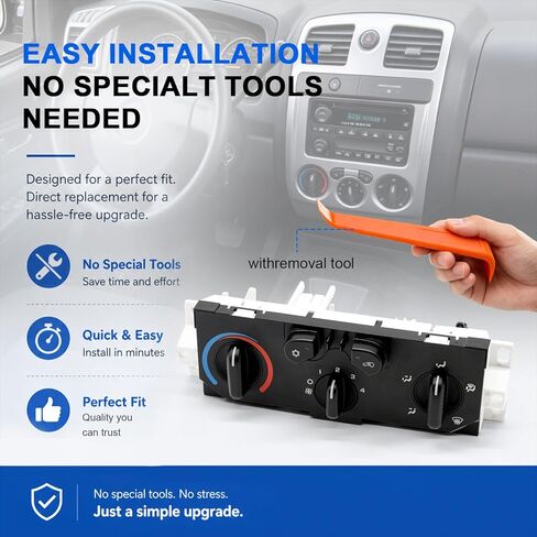25841856 A/C Control Panel Compatible for Isuzu i-290 2007-2008 Air Conditioning Heater Control Switch in Saudi Arabia