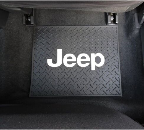 Jeep Logo Car Truck SUV Front & Rear Seat Rubber Floor Mats - 4PC in Kuwait
