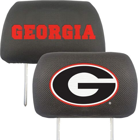 AAC FANMATS NCAA Car Accessories Bundle with Head Rests and Steering Wheel Cover for Georgia Bulldogs Fans Officially Licensed(3 Items) in Saudi Arabia