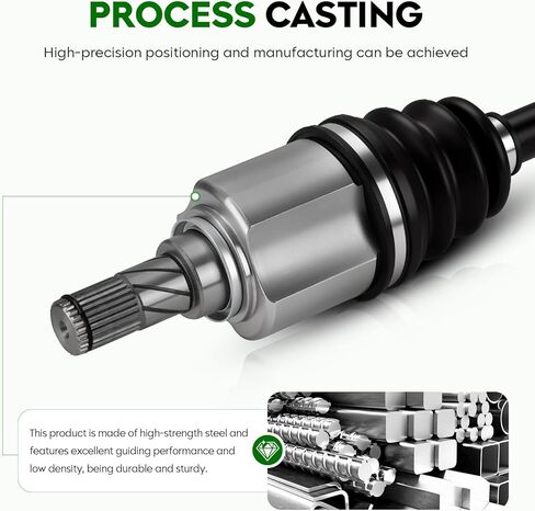Front Left Driver Side CV Axle Shaft Assembly Fit for Nissan Rogue L4 2.5L 2017–2020 (Not for Hybrid or Special Edition Models),Replace# 66-6467 in Kuwait