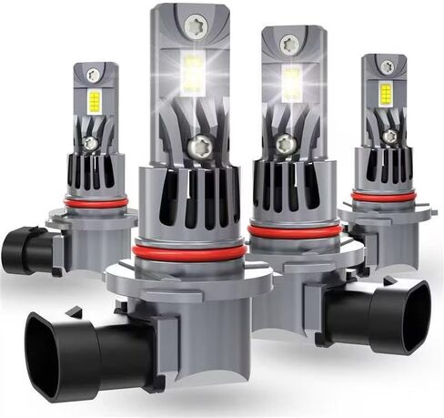 Replacement Bulbs for Honda HR-V 2016-2018, High Low Beam Bulbs, Fog Light, 6500K Cool White, Flicker-Free, 50000 Hours Lifespan, Plug and Play, 4 PCS in Saudi Arabia