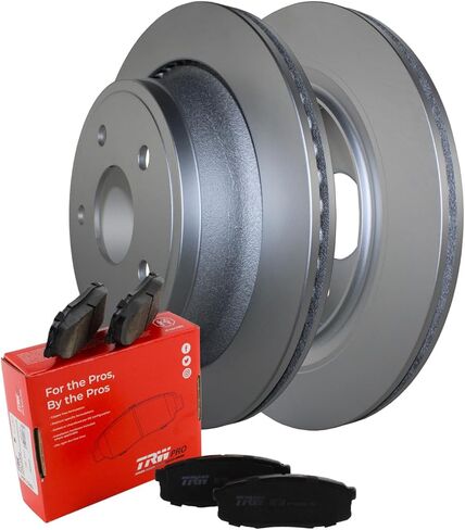 Coated Vented 352mm G3000 Cast Iron 5 Lugs Disc Rotors and TRW Pro Metallic Pad Set with Hardware Rear Brake Kit For Chrysler Aspen Dodge Durango Ram 1500 Classic in Saudi Arabia