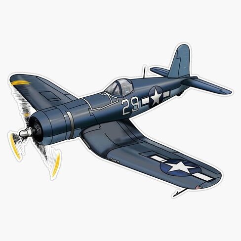 F4U Corsair Vinyl Decal Wall Laptop Bumper Sticker 5" in Saudi Arabia