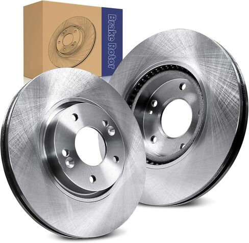 دوارات فرامل أمامية لسيارة Hyundai 06-16 Sonata، 10-15 Tucson، 13-17 Veloster Turbo، لكيا 10-18 Forte / Forte5، 10-17 Forte Koup، 11-16 Optima، 14-17 Rondo، 11-16 Sportage، دوارات فرامل قرصية in Kuwait