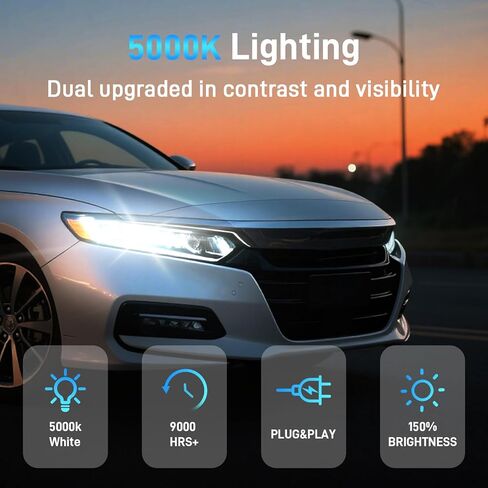 مصابيح أمامية هالوجين XFLHEHD Outback تناسب 2015-2022 Subaru Outback Halogen مجموعة شعاع عالية منخفضة، مصابيح هالوجين فائقة السطوع 5000K، 12 فولت - 100 وات، حزمة من 4 in Kuwait