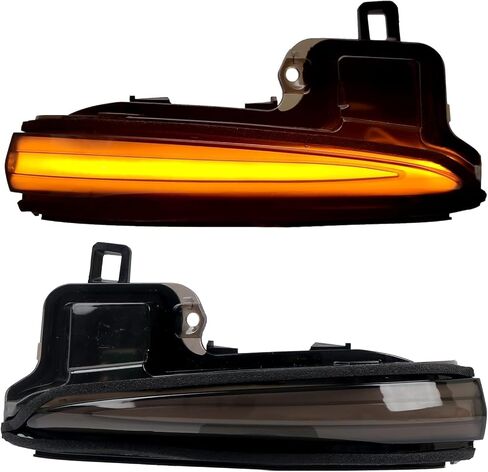ترقية الوامض الديناميكي المتسلسل LED مرآة جانبية بدوره إشارة الضوء لـ 2016-2020 Toyota Highlander Tacoma N300 Alphard Vellfire RAV4 XA50 Lexus LM 2019، مصباح مؤشر تسلسلي بعدسة دخانية سوداء in Kuwait