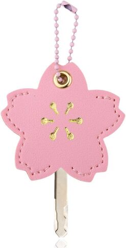 yaozeio Cherry Blossom Key Fob Cover for Women Pink Flower Keys Protector Cover for Girls Sakura Key Color Identifiers for Best Keys Bag Accessory for Girls Christmas Birthday Gifts Sakura Lovers in Kuwait