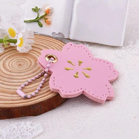 yaozeio Cherry Blossom Key Fob Cover for Women Pink Flower Keys Protector Cover for Girls Sakura Key Color Identifiers for Best Keys Bag Accessory for Girls Christmas Birthday Gifts Sakura Lovers in Kuwait