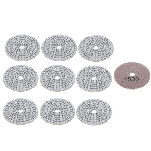 10Pcs 3 Inch Diamond Polishing Pads 1500 Grit Wet Dry Sanding Discs for Marble Concrete Stone in Kuwait
