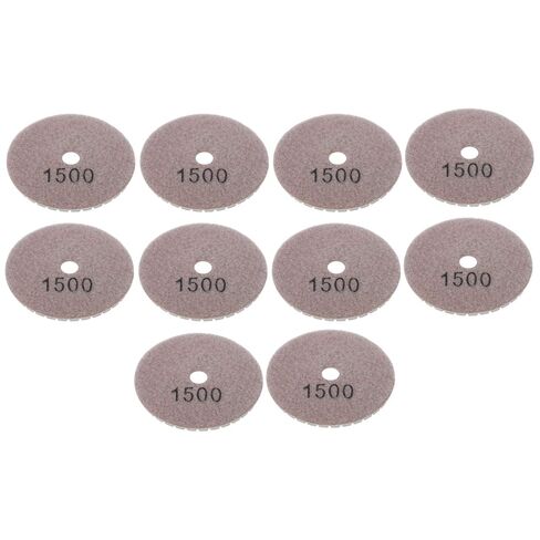 10Pcs 3 Inch Diamond Polishing Pads 1500 Grit Wet Dry Sanding Discs for Marble Concrete Stone in Kuwait