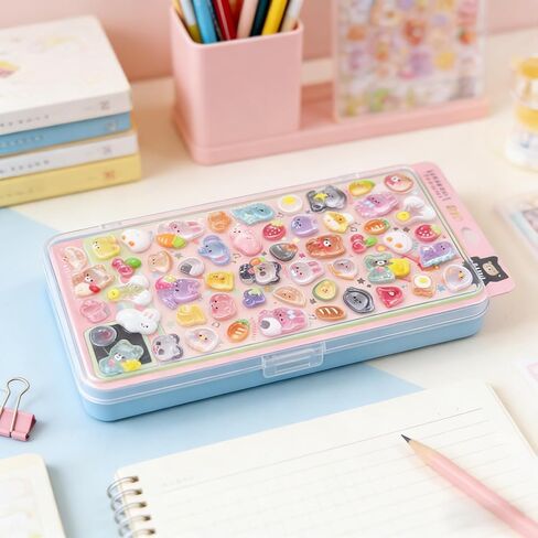 ملصقات منتفخة ثلاثية الأبعاد، ملصقات فقاعات Kawaii، ملصقات هواتف مزخرفة لأجهزة iPhone والعناصر اليومية، ملصقات لطيفة، نمط حيوانات in Kuwait