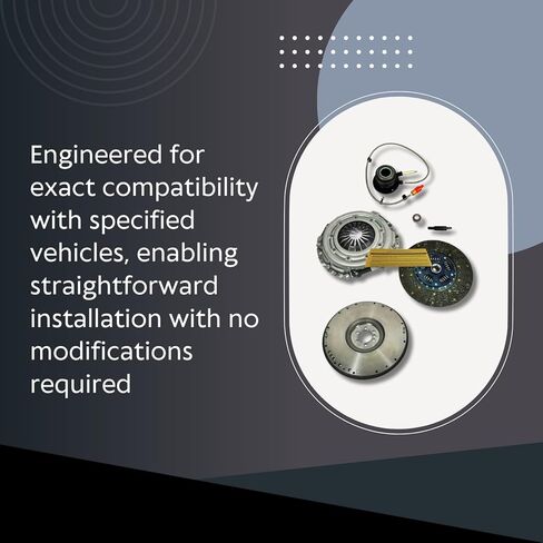 EFT HD OEM Clutch Kit مع دولاب الموازنة لـ 2001-2006 Chevy Silverado 1500 & 2001-2007 GMC Sierra 1500 4.8L V8 - ترقية الأداء الثقيل - ملاءمة دقيقة - تقدم ضمان العلامة التجارية لمدة 12 شهرًا in Kuwait