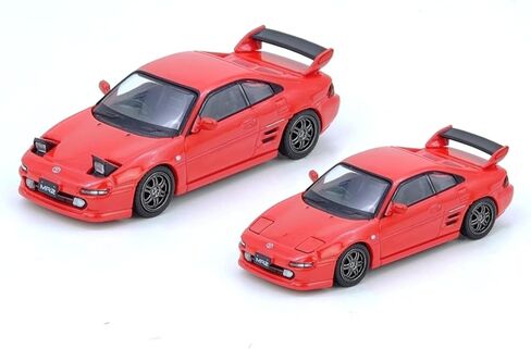Inno Models MR2 (SW20) RHD (Right Hand Drive) Red 1/64 Diecast Model Car IN64-MR2SW20-RED in Saudi Arabia