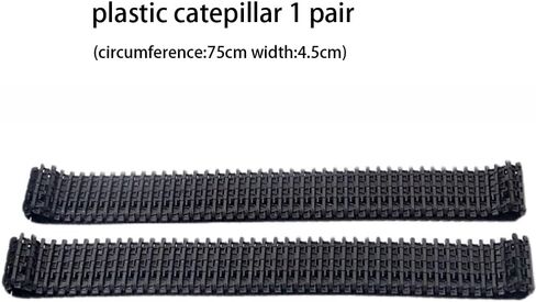 Plastic Track 2 Sets for Henglong 3818 1/16 RC Tank German Tiger I /3819 German Panther Spare Parts in Saudi Arabia