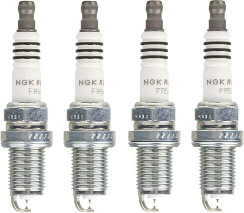 مجموعة NGK مكونة من 4 شمعات إشعال روثينيوم HX لسيارة دودج وجيب وتويوتا وفولكس فاجن وأكورا وهوندا in Kuwait