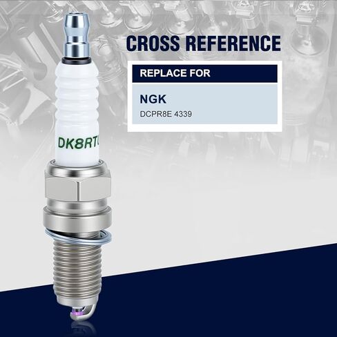 DCPR8E Spark Plug Fits SeaDoo 4-Tec GTI GTX GTS Marine Boat Jet Replaces NGK 4339 DCPR8E 2 PACK in Saudi Arabia