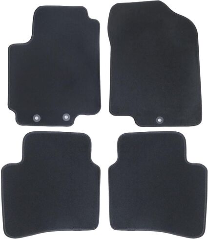 GXARTS Car Waterproof Floor Mats Carpet Full Set Compatible with Hyundai Accent 2012 2013 2014 2015 2016 2017 | All-Weather Protect, Black Velour Automobile Floor Liner Accessories in Saudi Arabia
