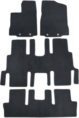 GXARTS Car Waterproof Floor Mats Carpet Full Set Compatible with Nissan Quest 2011 2012 2013 2014 2015 2016 2017 | All-Weather Protection Automobile Floor Liner, Non-Slip Backing in Saudi Arabia