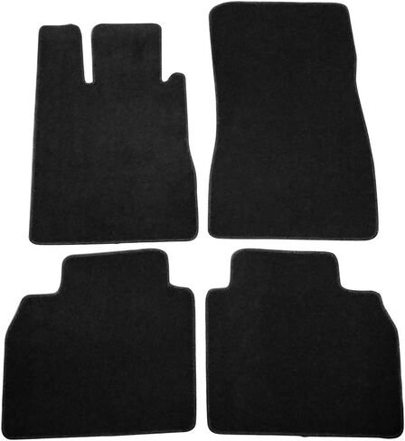 FREEMOTOR802® Nylon Car Floor Mats Carpets Liner, Fits 1998-2005 Mercedes-Benz S-Class, Factory Fitment Auto Interior Accessories Replacement Non-Slip, Black 4PCS in Saudi Arabia