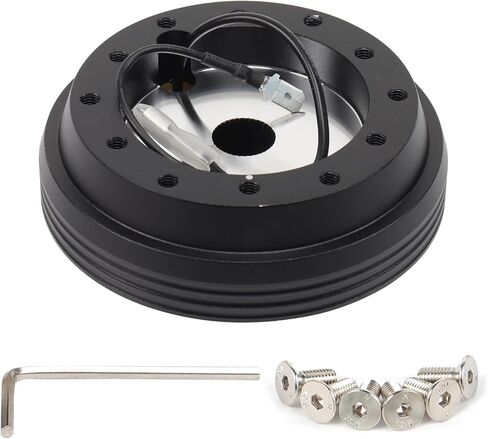 Steering Wheel Hub Adapter Compatible with 90-03 for Mitsubishi Eclipse 1991-2002 for Mitsubishi Mirage 1991-2006 for Mitsubishi Montero 2002-2007 for Subaru Impreza 90-09 for Subaru Legacy in Saudi Arabia