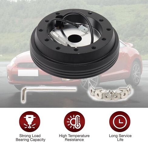 Steering Wheel Hub Adapter Compatible with 90-03 for Mitsubishi Eclipse 1991-2002 for Mitsubishi Mirage 1991-2006 for Mitsubishi Montero 2002-2007 for Subaru Impreza 90-09 for Subaru Legacy in Saudi Arabia