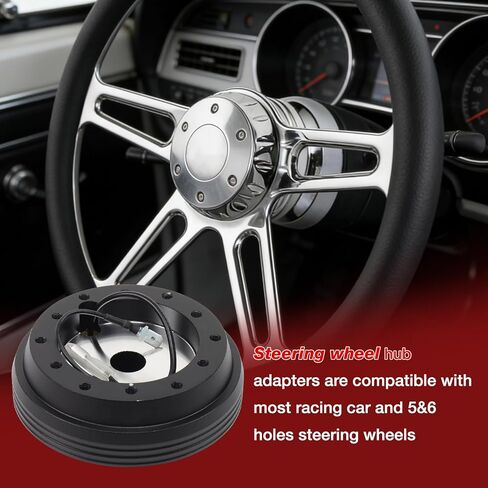 Steering Wheel Hub Adapter Compatible with 90-03 for Mitsubishi Eclipse 1991-2002 for Mitsubishi Mirage 1991-2006 for Mitsubishi Montero 2002-2007 for Subaru Impreza 90-09 for Subaru Legacy in Saudi Arabia