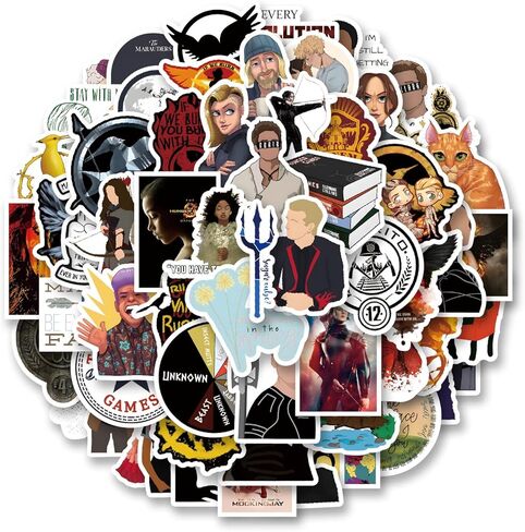 60pcs Adventure Movies Stickers Pack, Aesthetic Vinyl Waterproof Decals for Water Bottle,Laptop,Phone,Skateboard,Scrapbooking,Bumper Decor for Fans for Party Supply Decor in Saudi Arabia