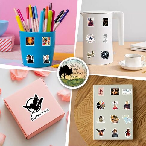 60pcs Adventure Movies Stickers Pack, Aesthetic Vinyl Waterproof Decals for Water Bottle,Laptop,Phone,Skateboard,Scrapbooking,Bumper Decor for Fans for Party Supply Decor in Saudi Arabia